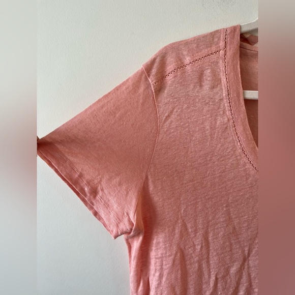 Burberry Brit Linen Knit V-Neck Tee - Picture 8 of 15